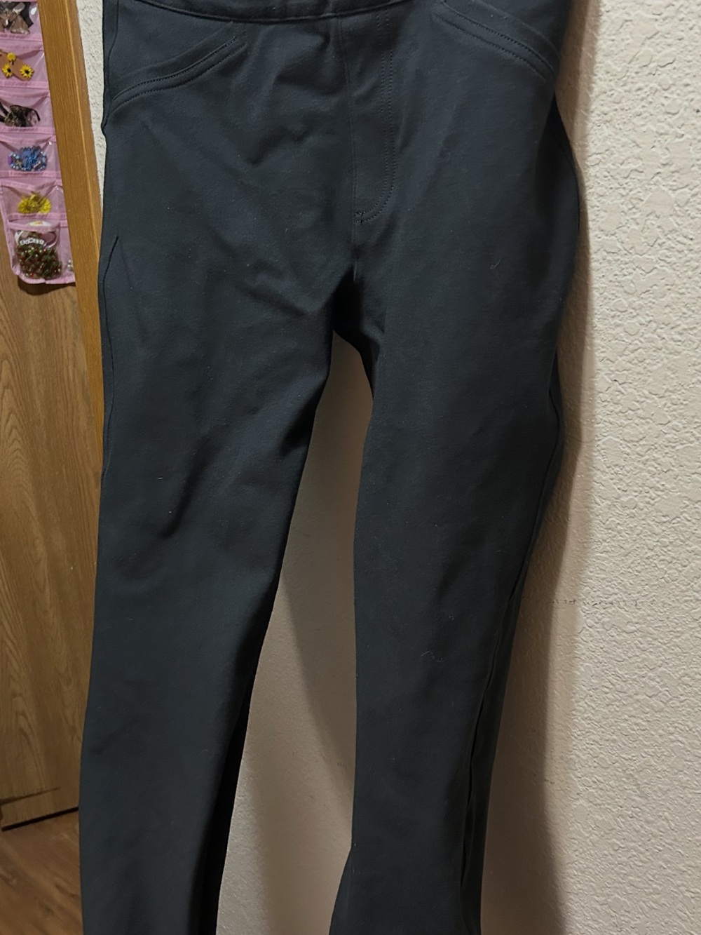 SPANX Black Skinny Ponte Jumpsuit-Style Pants